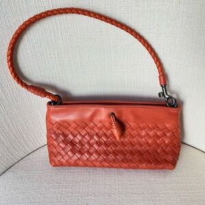 Bottega Veneta small orange handbag